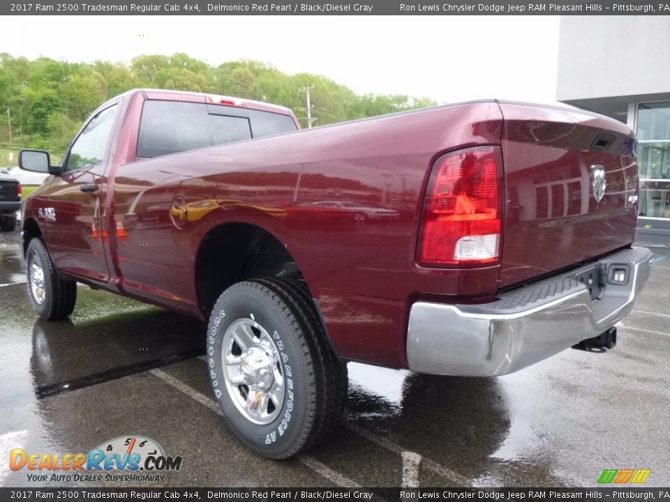 2017 Ram 2500 Tradesman Regular Cab 4x4 Delmonico Red Pearl / Black/Diesel Gray Photo #3