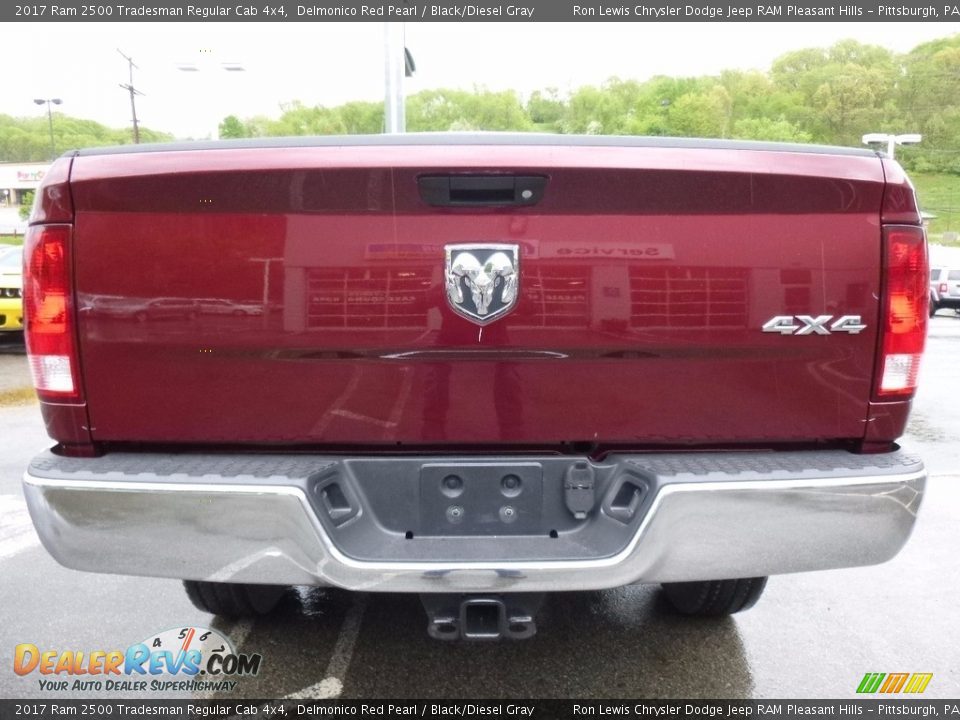 2017 Ram 2500 Tradesman Regular Cab 4x4 Delmonico Red Pearl / Black/Diesel Gray Photo #4