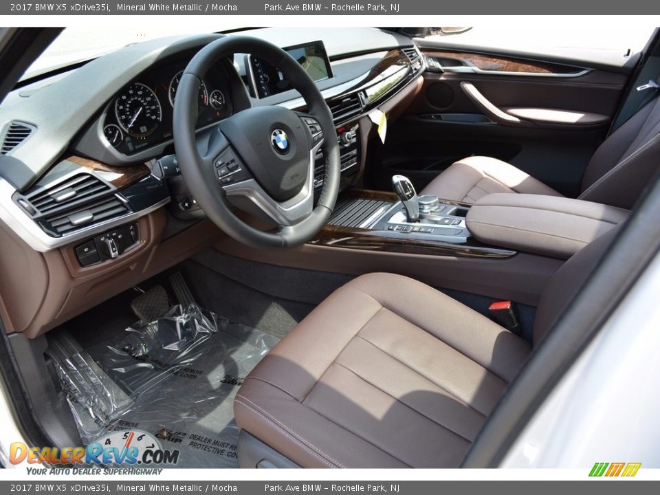 Mocha Interior - 2017 BMW X5 xDrive35i Photo #10