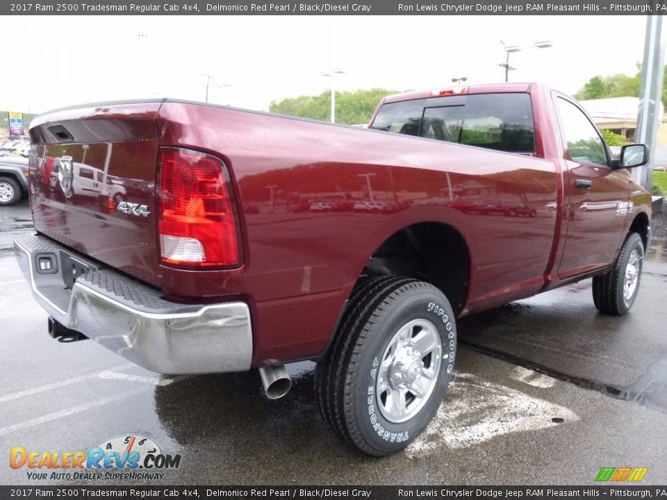 2017 Ram 2500 Tradesman Regular Cab 4x4 Delmonico Red Pearl / Black/Diesel Gray Photo #6