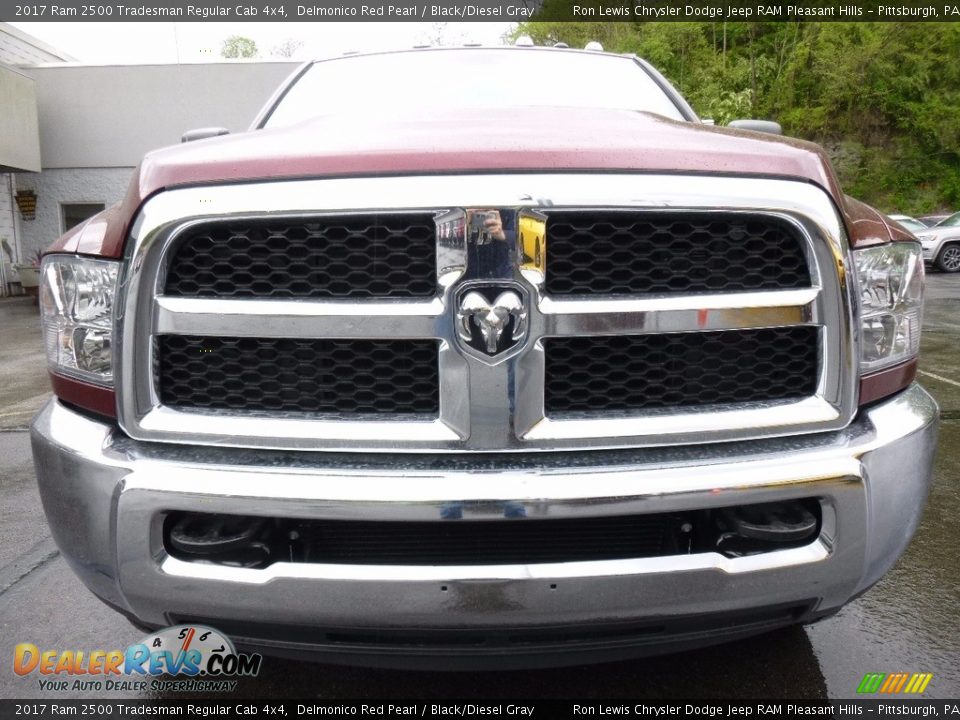 2017 Ram 2500 Tradesman Regular Cab 4x4 Delmonico Red Pearl / Black/Diesel Gray Photo #9