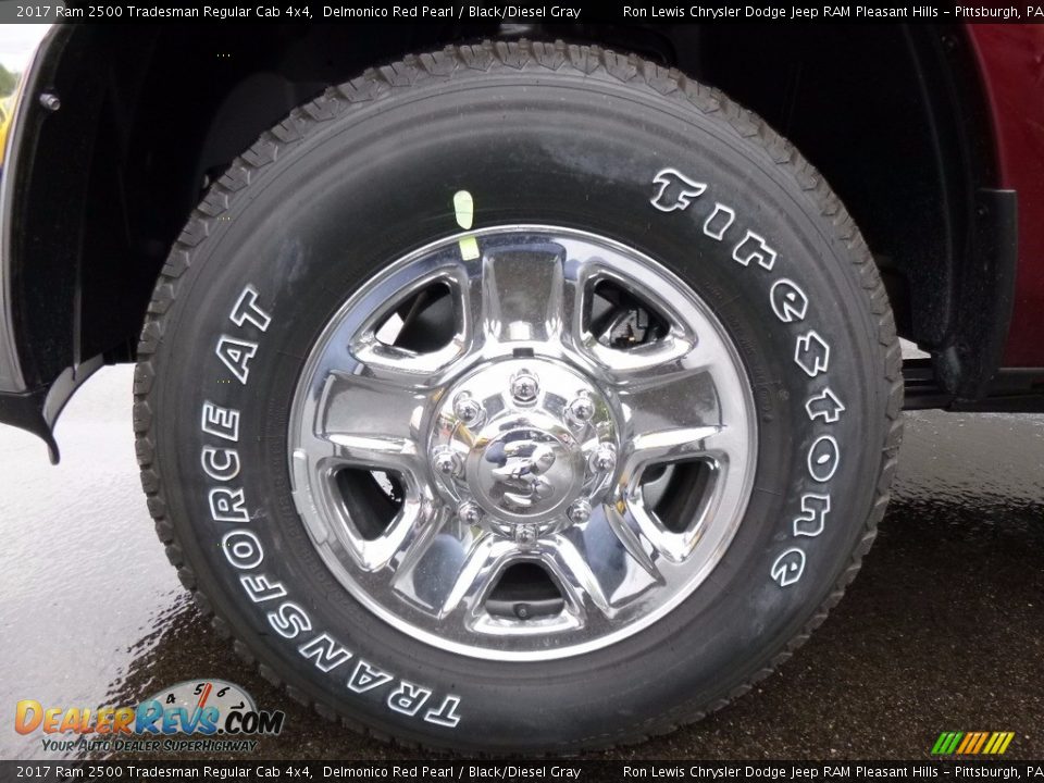 2017 Ram 2500 Tradesman Regular Cab 4x4 Delmonico Red Pearl / Black/Diesel Gray Photo #10