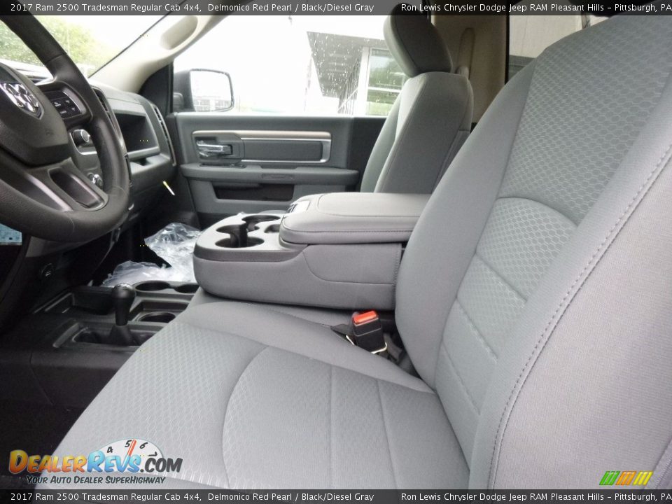 2017 Ram 2500 Tradesman Regular Cab 4x4 Delmonico Red Pearl / Black/Diesel Gray Photo #11