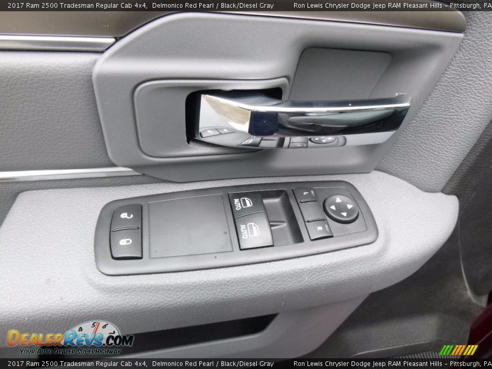 2017 Ram 2500 Tradesman Regular Cab 4x4 Delmonico Red Pearl / Black/Diesel Gray Photo #15