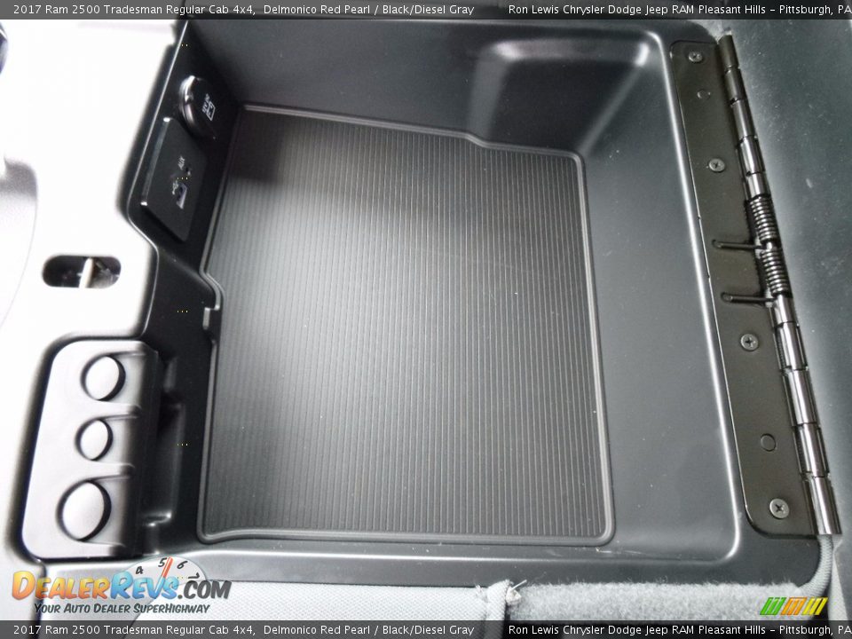 2017 Ram 2500 Tradesman Regular Cab 4x4 Delmonico Red Pearl / Black/Diesel Gray Photo #17