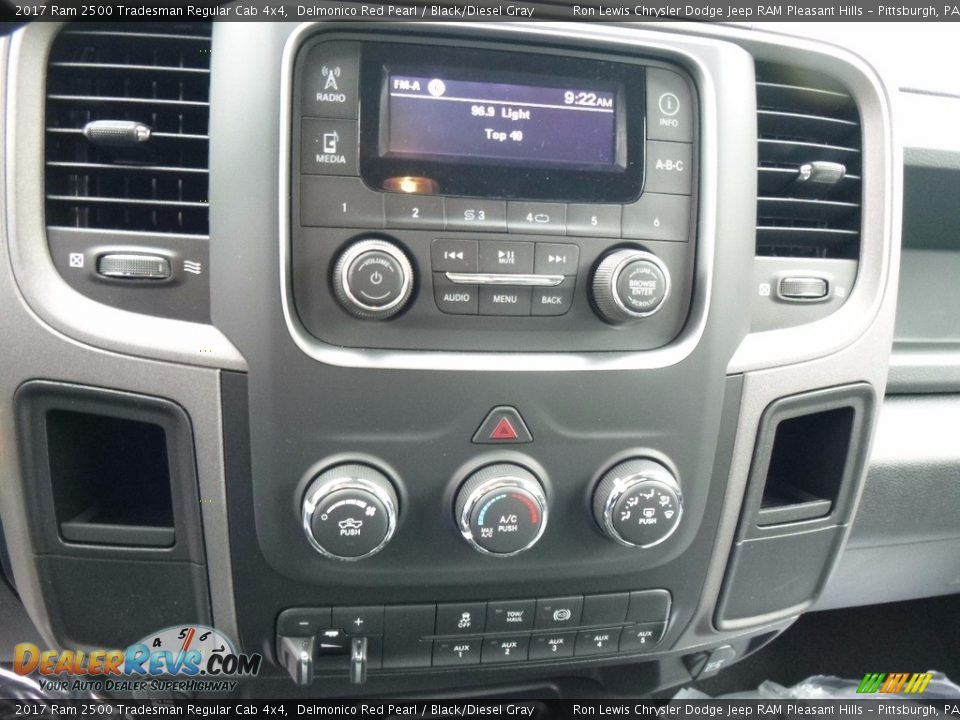 2017 Ram 2500 Tradesman Regular Cab 4x4 Delmonico Red Pearl / Black/Diesel Gray Photo #20