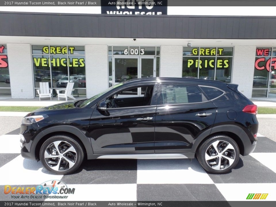 2017 Hyundai Tucson Limited Black Noir Pearl / Black Photo #1