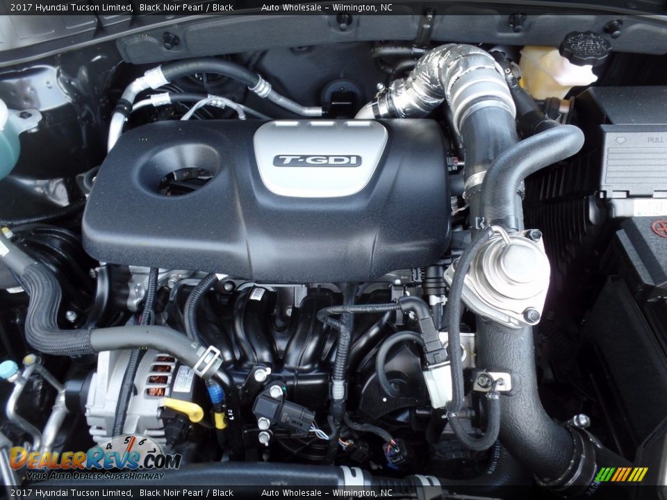 2017 Hyundai Tucson Limited Black Noir Pearl / Black Photo #6