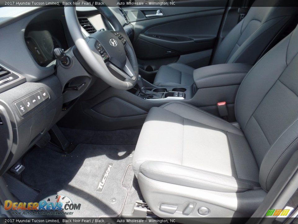 2017 Hyundai Tucson Limited Black Noir Pearl / Black Photo #10