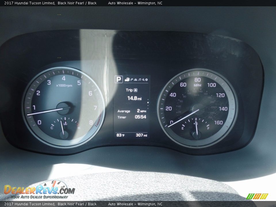 2017 Hyundai Tucson Limited Black Noir Pearl / Black Photo #16