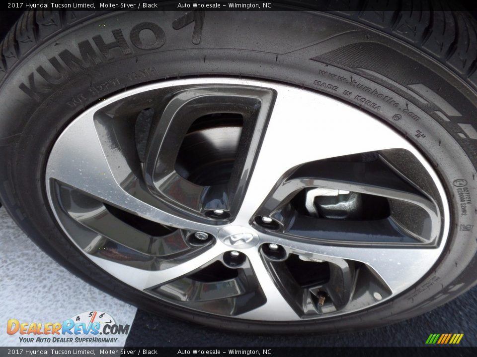 2017 Hyundai Tucson Limited Molten Silver / Black Photo #7
