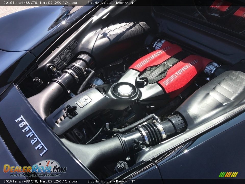 2016 Ferrari 488 GTB Nero DS 1250 / Charcoal Photo #31