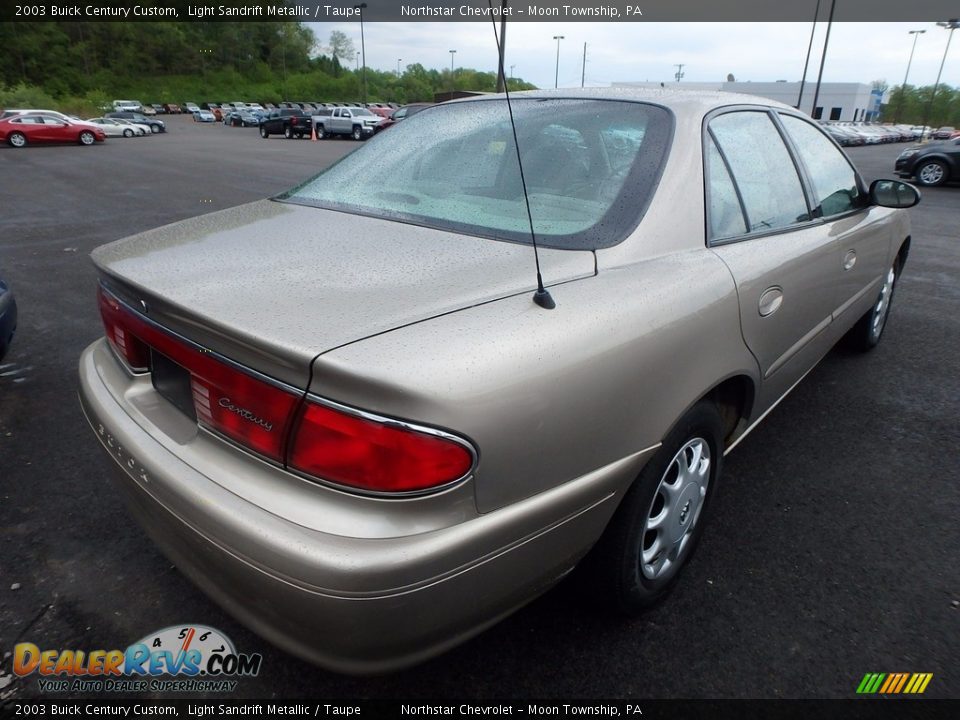 2003 Buick Century Custom Light Sandrift Metallic / Taupe Photo #4