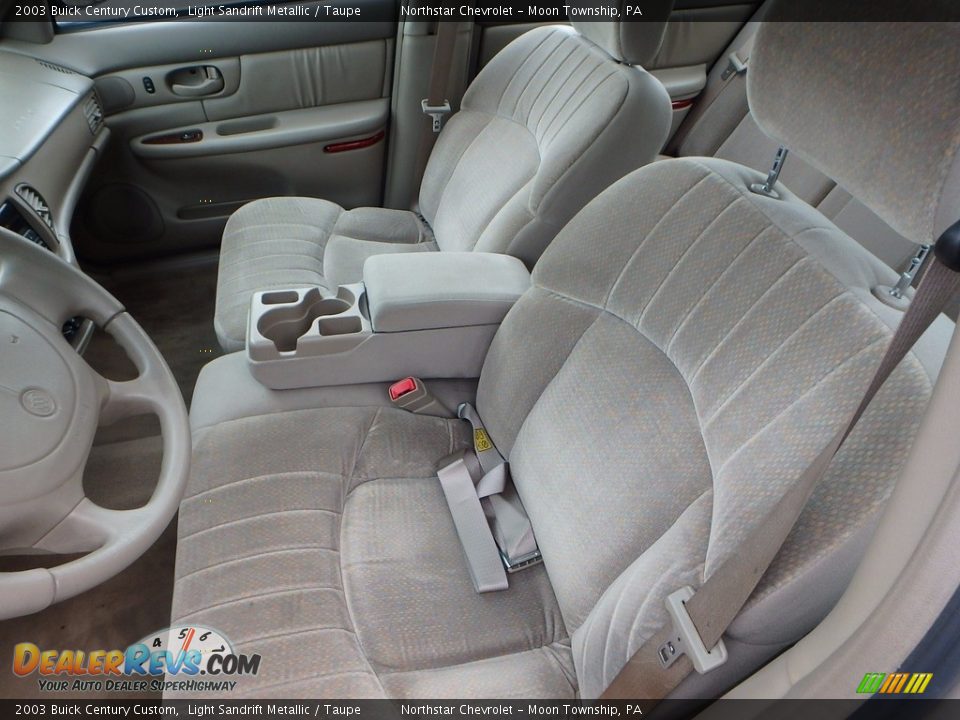 2003 Buick Century Custom Light Sandrift Metallic / Taupe Photo #8