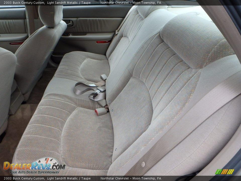 2003 Buick Century Custom Light Sandrift Metallic / Taupe Photo #9