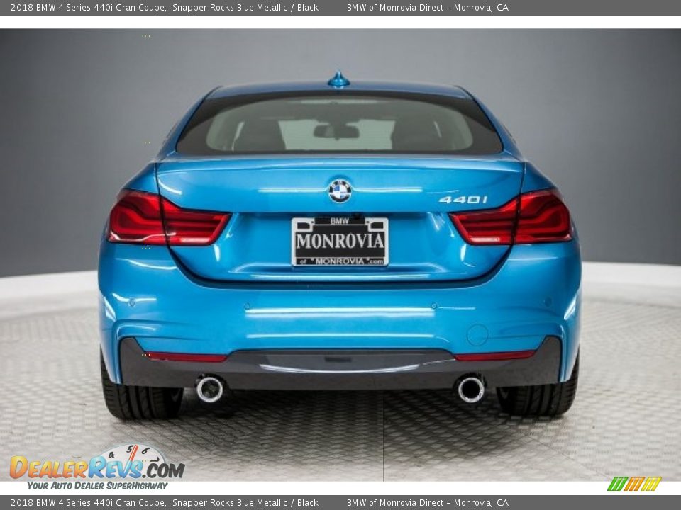 2018 BMW 4 Series 440i Gran Coupe Snapper Rocks Blue Metallic / Black ...