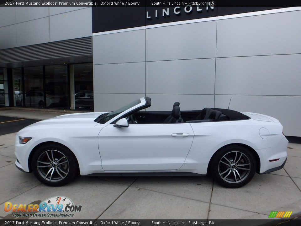 Oxford White 2017 Ford Mustang EcoBoost Premium Convertible Photo #2