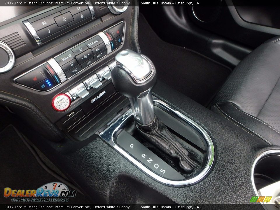 2017 Ford Mustang EcoBoost Premium Convertible Shifter Photo #21