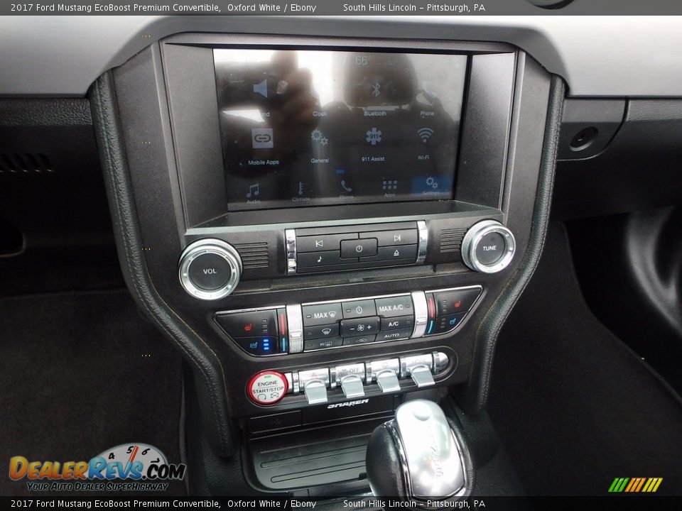 Controls of 2017 Ford Mustang EcoBoost Premium Convertible Photo #22