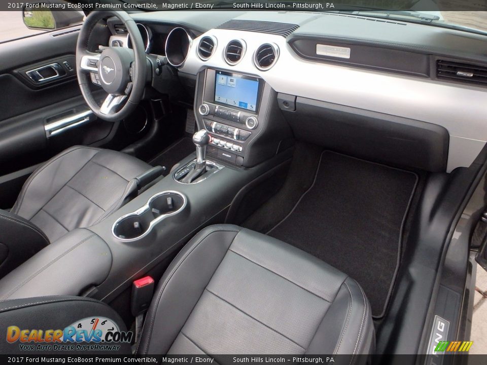 Dashboard of 2017 Ford Mustang EcoBoost Premium Convertible Photo #11