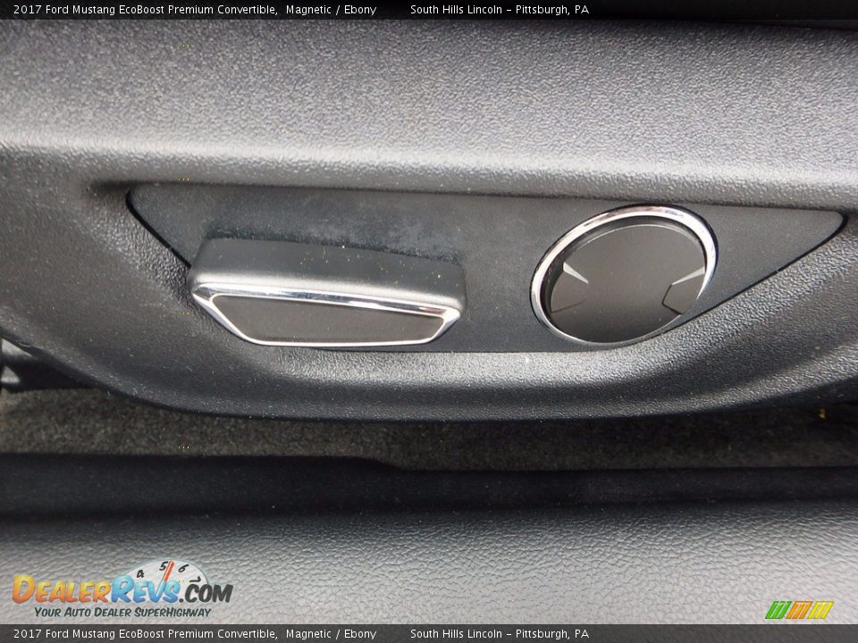 2017 Ford Mustang EcoBoost Premium Convertible Magnetic / Ebony Photo #20