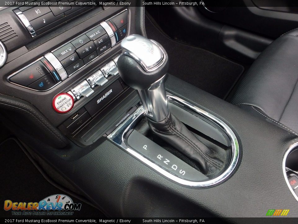 2017 Ford Mustang EcoBoost Premium Convertible Shifter Photo #21