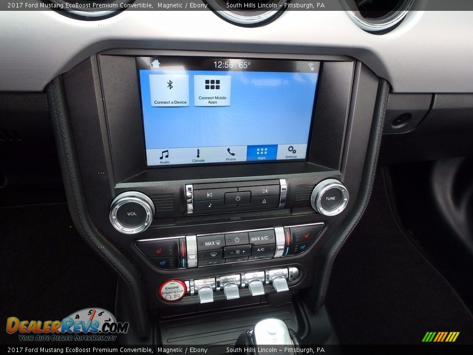 Controls of 2017 Ford Mustang EcoBoost Premium Convertible Photo #22