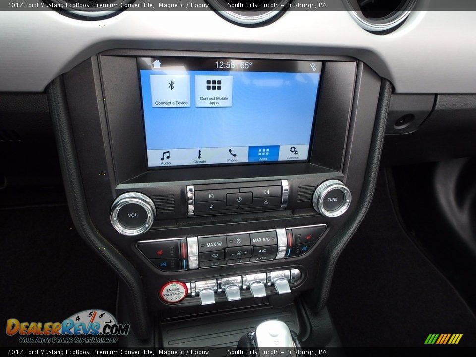 Controls of 2017 Ford Mustang EcoBoost Premium Convertible Photo #22