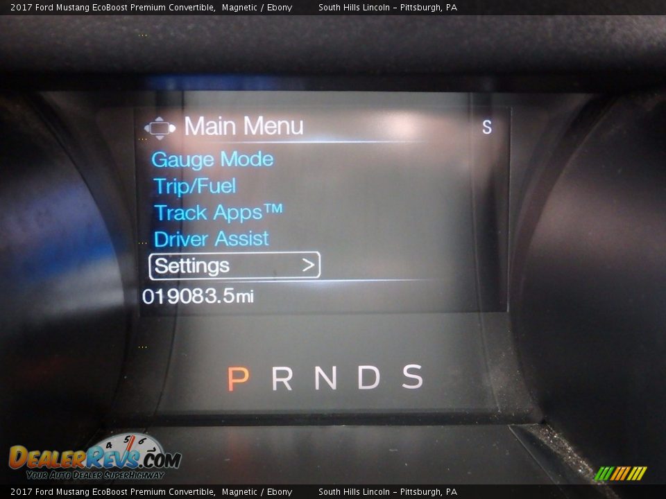 2017 Ford Mustang EcoBoost Premium Convertible Magnetic / Ebony Photo #24