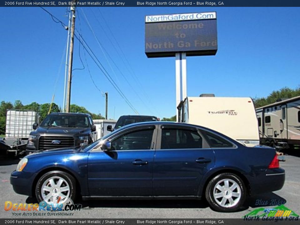 2006 Ford Five Hundred SE Dark Blue Pearl Metallic / Shale Grey Photo #2