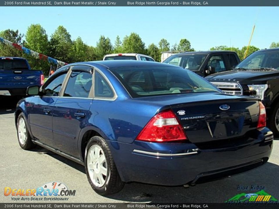 2006 Ford Five Hundred SE Dark Blue Pearl Metallic / Shale Grey Photo #3