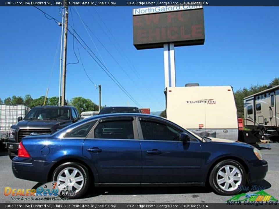 2006 Ford Five Hundred SE Dark Blue Pearl Metallic / Shale Grey Photo #6