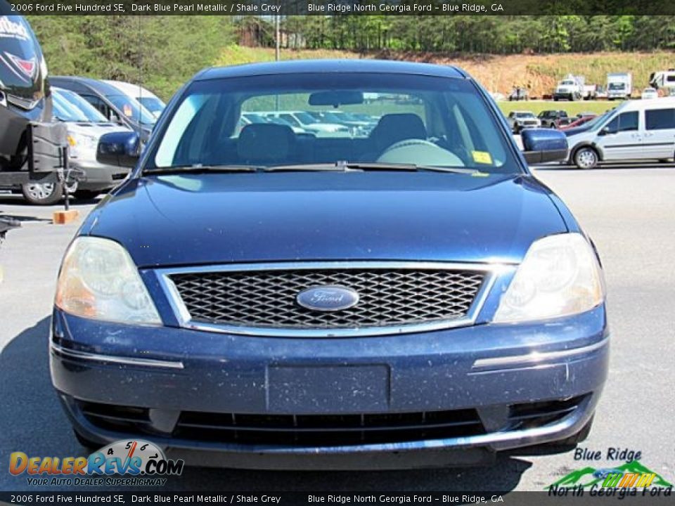 2006 Ford Five Hundred SE Dark Blue Pearl Metallic / Shale Grey Photo #8