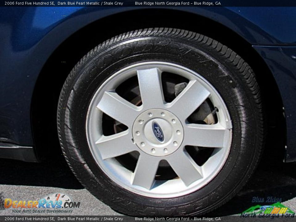 2006 Ford Five Hundred SE Dark Blue Pearl Metallic / Shale Grey Photo #9
