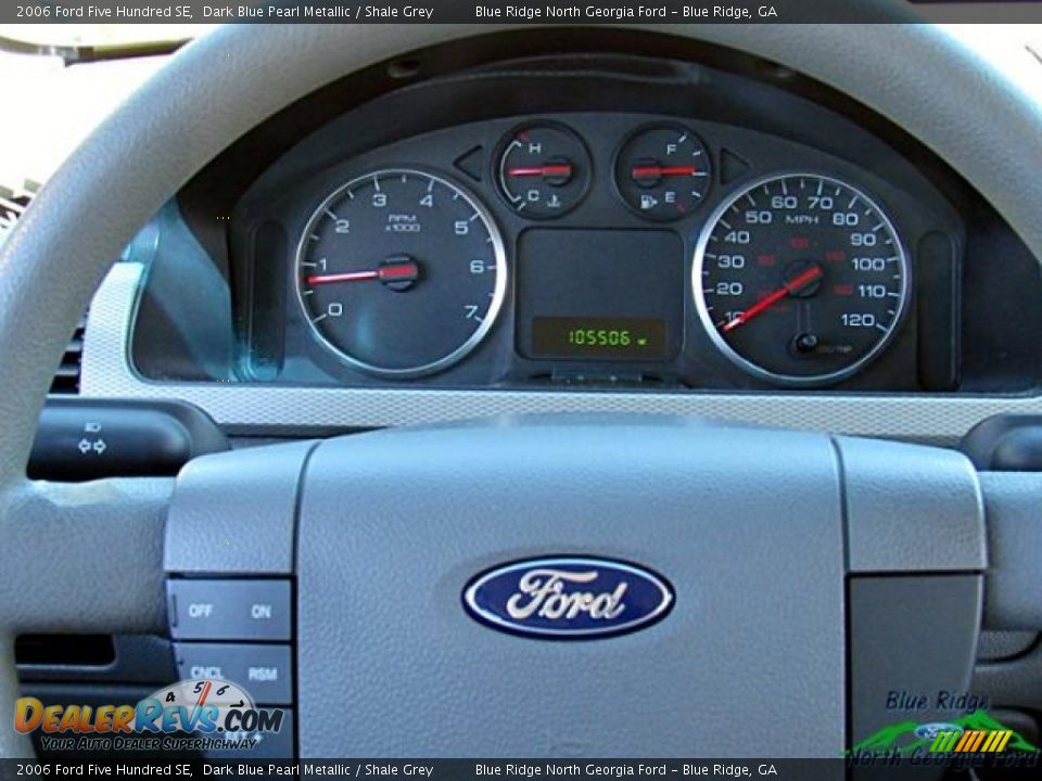 2006 Ford Five Hundred SE Dark Blue Pearl Metallic / Shale Grey Photo #19