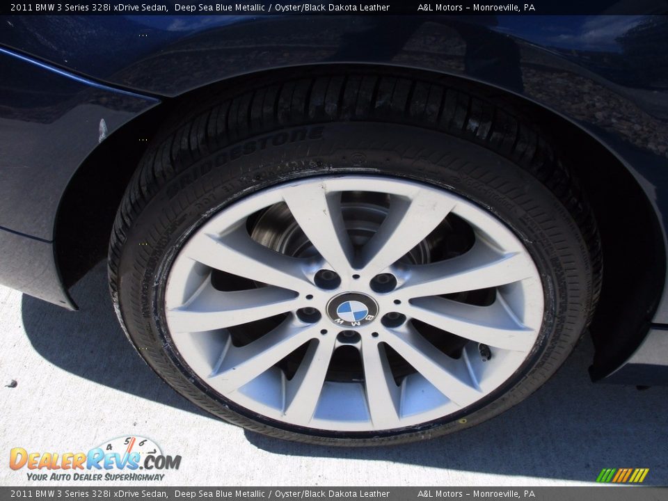 2011 BMW 3 Series 328i xDrive Sedan Deep Sea Blue Metallic / Oyster/Black Dakota Leather Photo #3