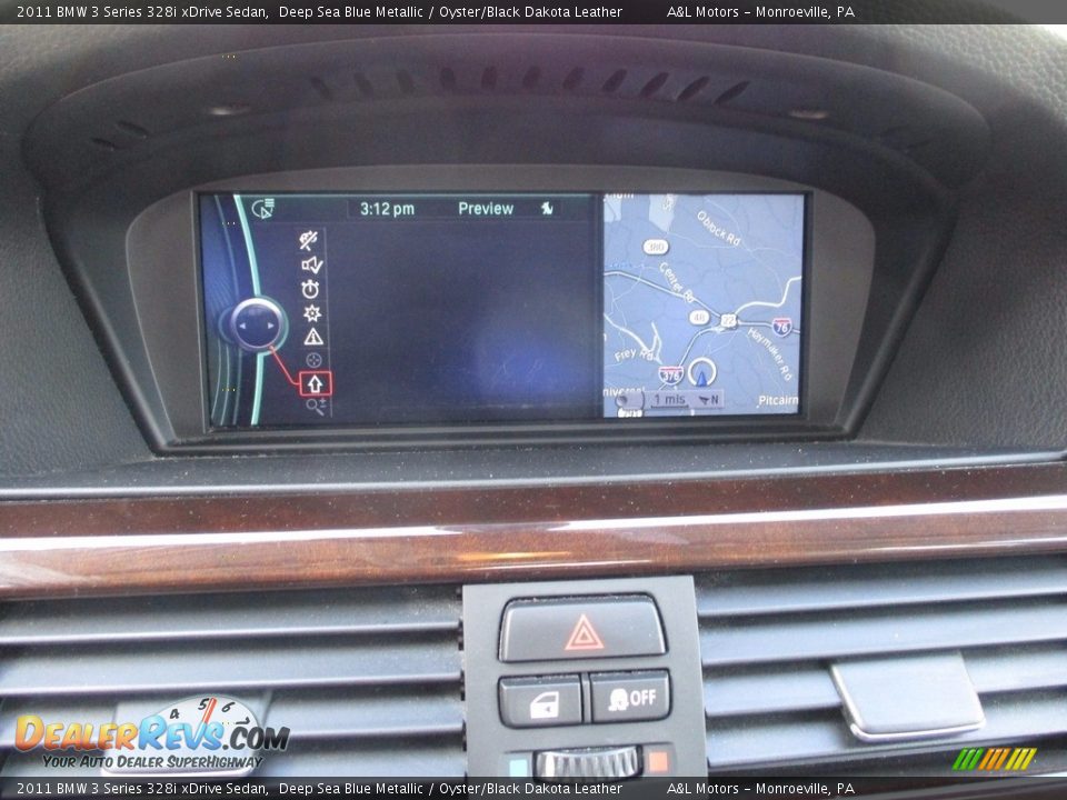 2011 BMW 3 Series 328i xDrive Sedan Deep Sea Blue Metallic / Oyster/Black Dakota Leather Photo #18