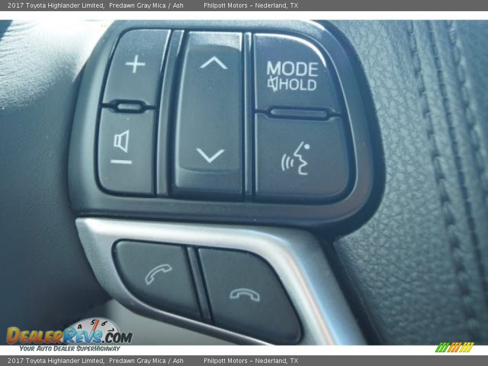 2017 Toyota Highlander Limited Predawn Gray Mica / Ash Photo #14