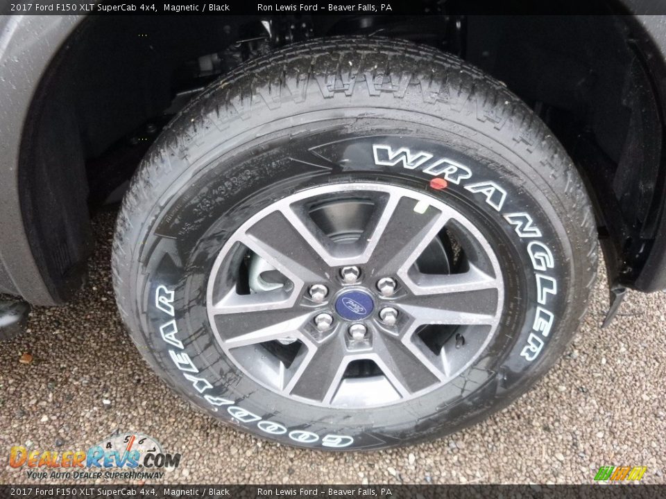 2017 Ford F150 XLT SuperCab 4x4 Magnetic / Black Photo #9