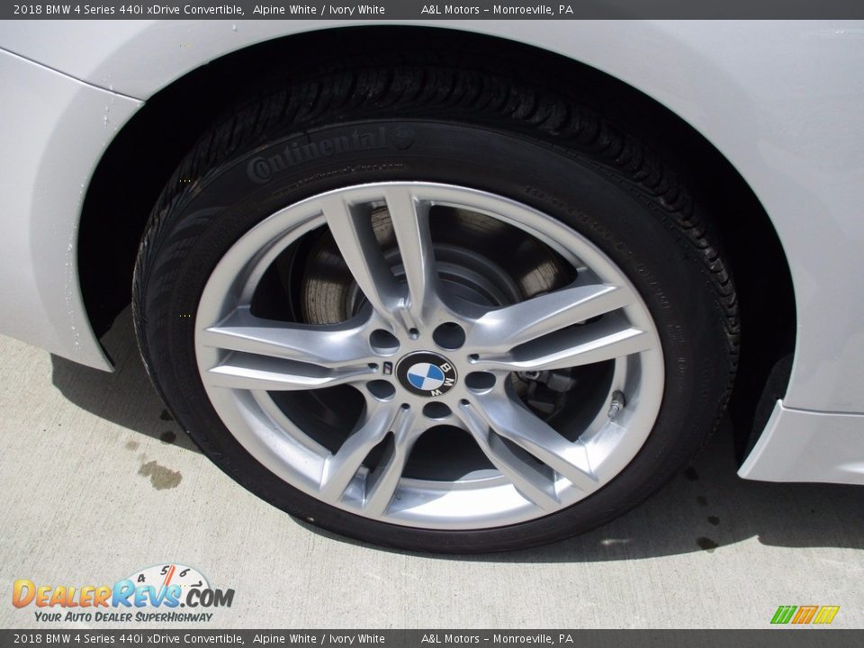 2018 BMW 4 Series 440i xDrive Convertible Alpine White / Ivory White Photo #3