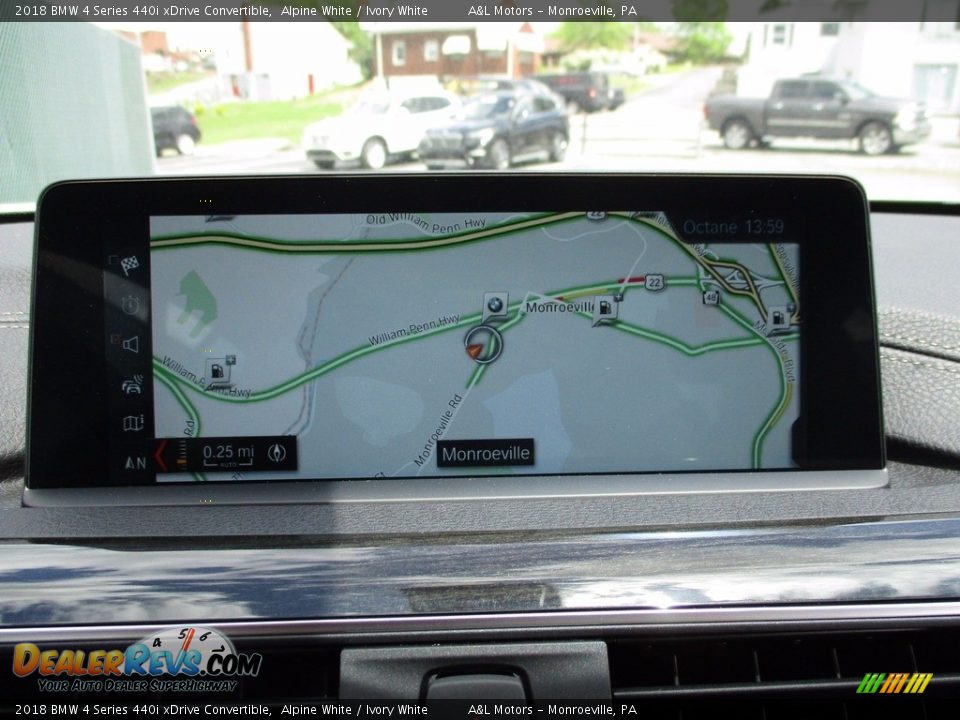 2018 BMW 4 Series 440i xDrive Convertible Alpine White / Ivory White Photo #17