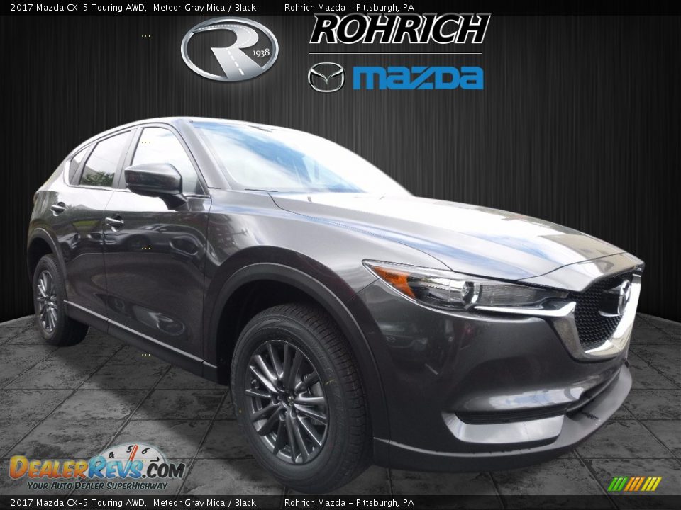 2017 Mazda CX-5 Touring AWD Meteor Gray Mica / Black Photo #1