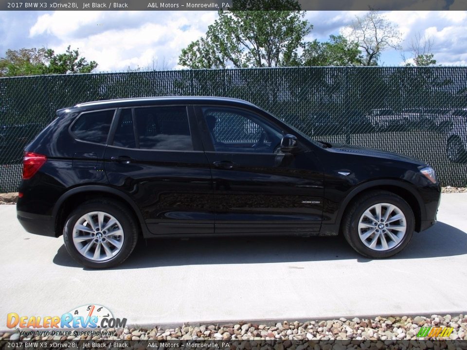 2017 BMW X3 xDrive28i Jet Black / Black Photo #2