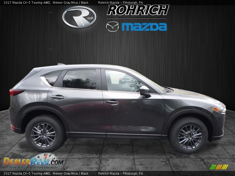 2017 Mazda CX-5 Touring AWD Meteor Gray Mica / Black Photo #2