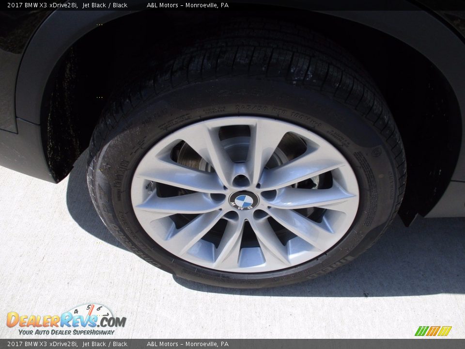 2017 BMW X3 xDrive28i Jet Black / Black Photo #3