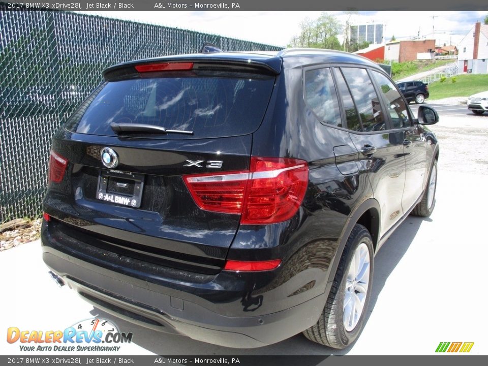 2017 BMW X3 xDrive28i Jet Black / Black Photo #4