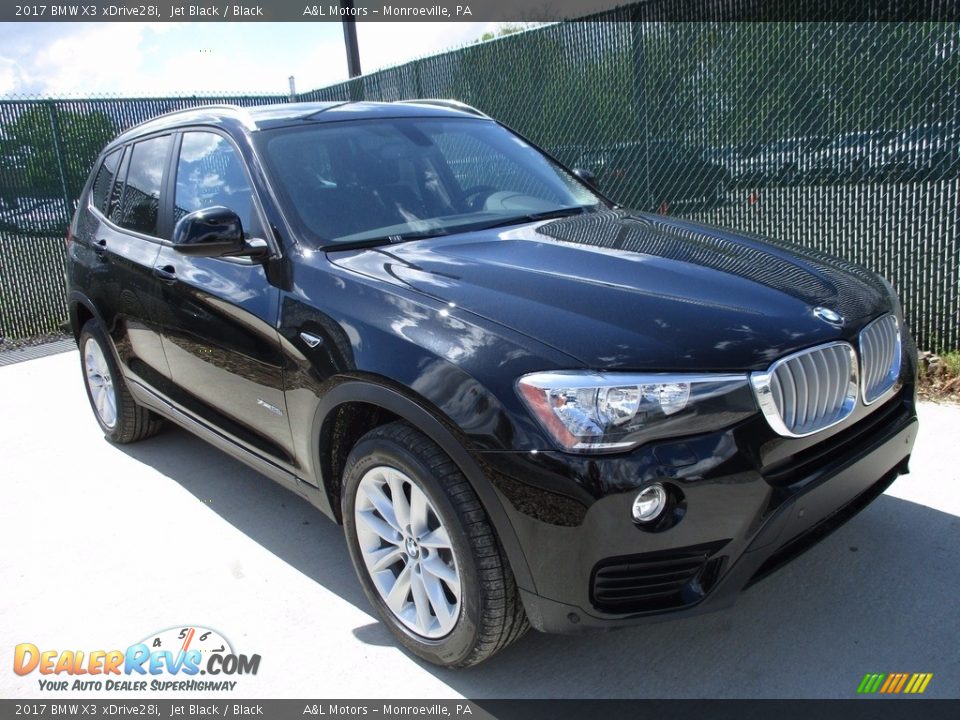 2017 BMW X3 xDrive28i Jet Black / Black Photo #5