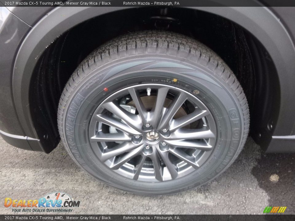 2017 Mazda CX-5 Touring AWD Meteor Gray Mica / Black Photo #5