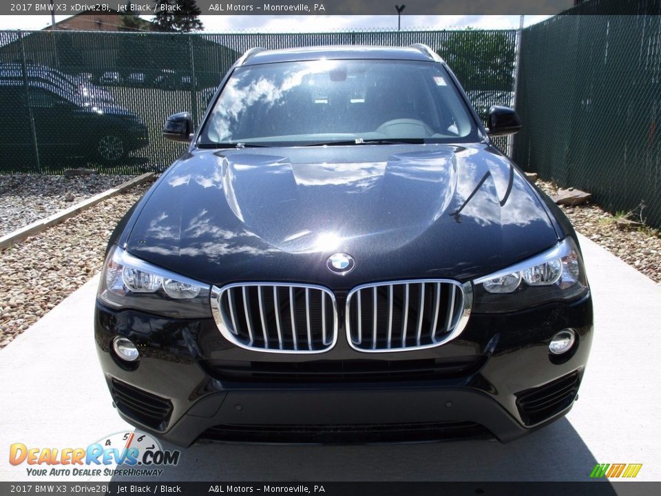 2017 BMW X3 xDrive28i Jet Black / Black Photo #6