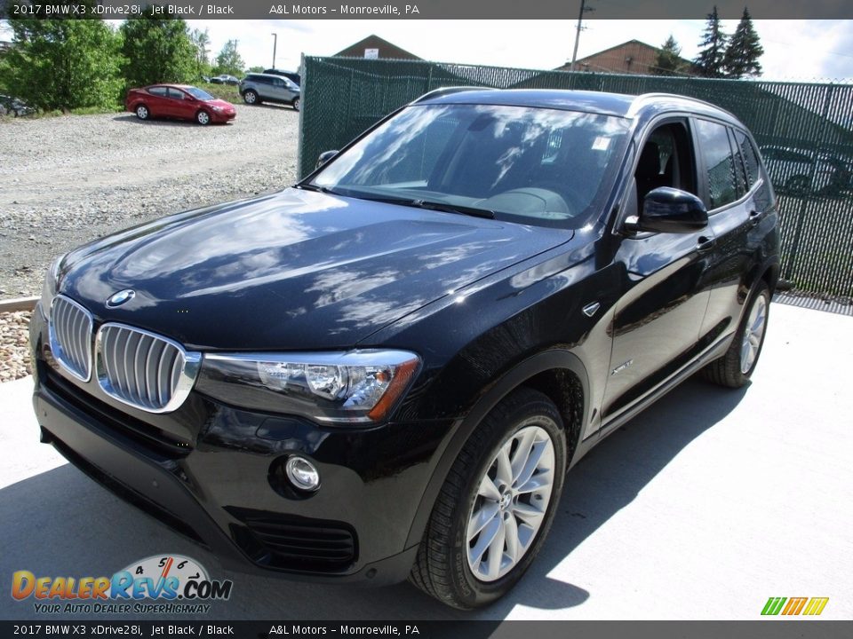 2017 BMW X3 xDrive28i Jet Black / Black Photo #7
